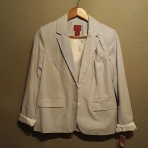 On Sale Blue/White Pin Stripe Blazer